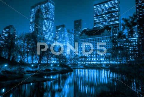 New York Lenz Stock Illustration