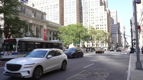 New York library Stock Footage 165244081