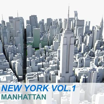 New York Manhattan Vol.1 3D Model
