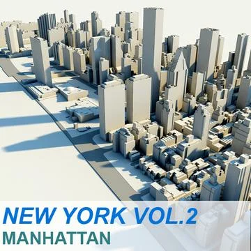 New York Manhattan Vol.2 3D Model