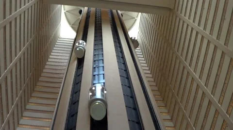 New York Marriott Hotel Elevator 動画素材 51790468