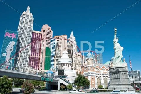 New york-new york on the las vegas strip in nevada Stock Photos
