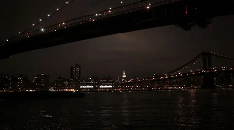 New York Night Stock Footage 49025014