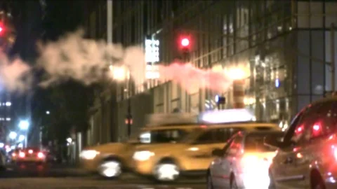 New York at night Stock Footage 99400544
