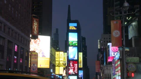New York, NY, Time Square Vídeo Stock 25734077
