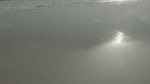 New York Ocean, Beach waves on a cloudy Day, Close up Raw Uncolored Stock Footage 171600768