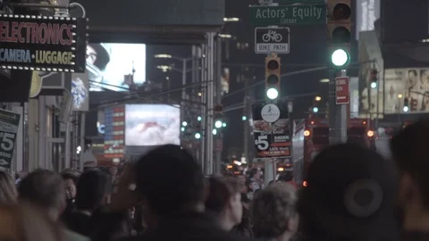 New York Package 10 | Crowd of People in New York Stock Footage 115269247