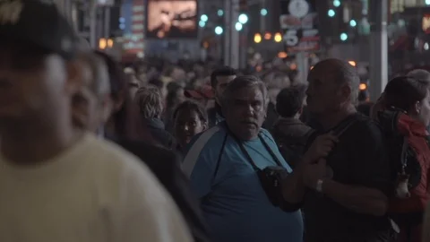 New York Package 6 | Crowd of people in New York Stock Footage 115268960