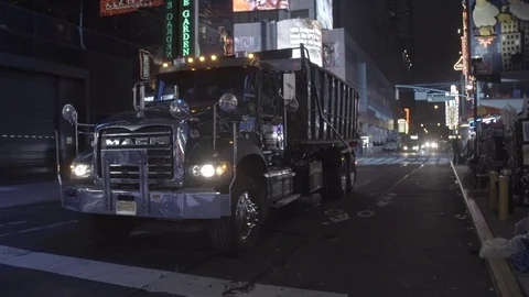 New York Package 9 | Cool truck in New York City Stock Footage 115269155