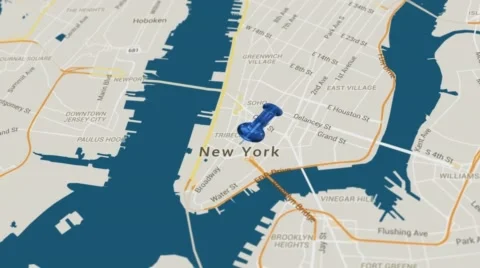 New York Pin Stock Footage 61243025