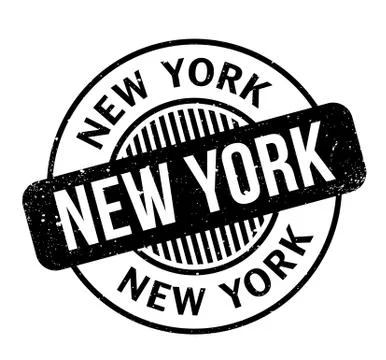 New York rubber stamp Stock Illustration