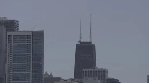 New York Skyline, close up Stock Footage 74166460