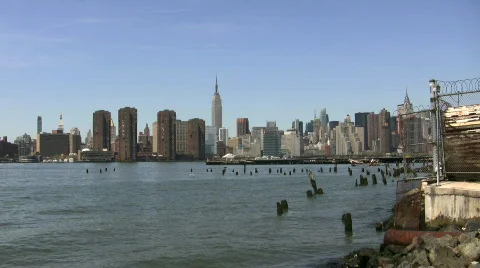 New York Skyline Stock Footage 695589