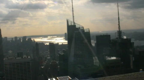 New York Skyline Stock Footage 697635