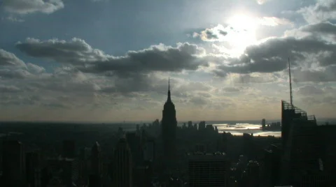 New York Skyline Stock Footage 697653