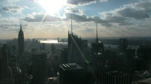 New York Skyline Stock Footage 697662