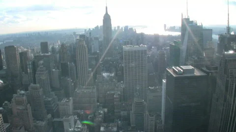 New York Skyline Stock Footage 697666