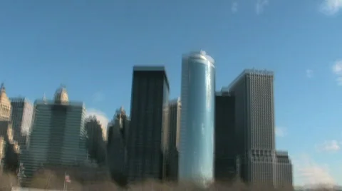 New York Skyline Stock Footage 697976