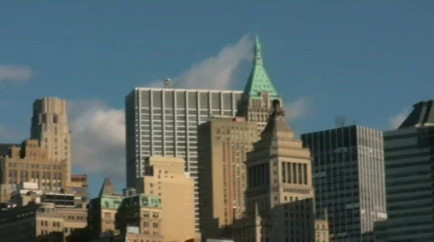 New York Skyline Stock Footage 697977