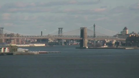 New York Skyline Stock Footage 698007