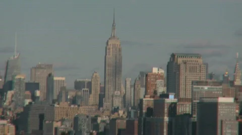 New York Skyline Video stock 698012