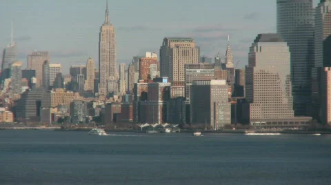 New York Skyline Stock Footage 698013