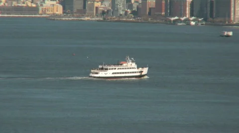 New York Skyline Stock Footage 698028