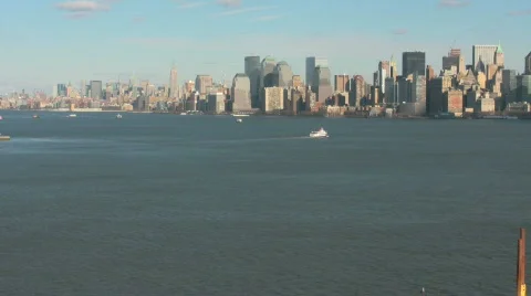 New York Skyline Stock Footage 698032