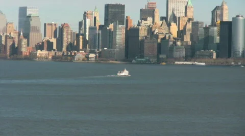 New York Skyline Stock Footage 698035