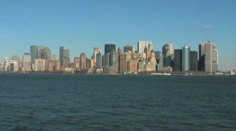 New York Skyline Stock Footage 698174