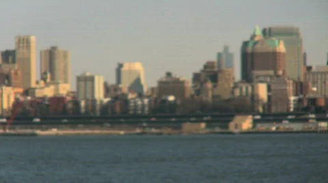 New York Skyline Stock Footage 698181