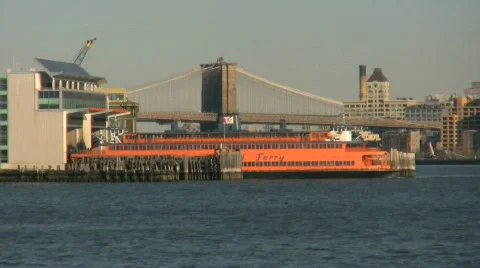 New York Skyline Stock Footage 698183