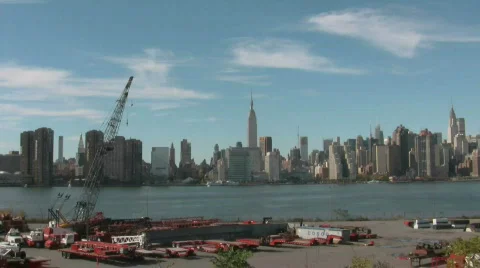 New York Skyline Stock Footage 698967