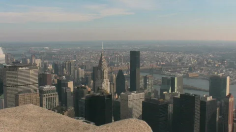 New York Skyline Stock Footage 699520