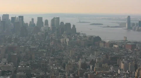 New York Skyline Stock Footage 699564