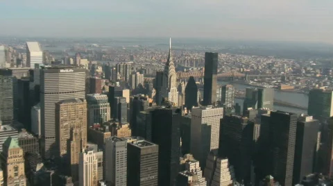 New York Skyline Stock Footage 699643
