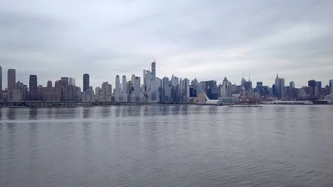 New York Skyline Video stock 101404795