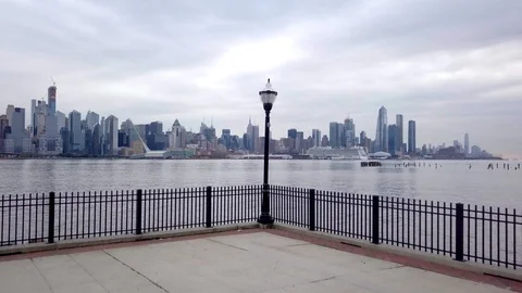 New York Skyline Video stock 101404798