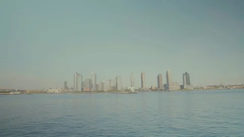 New York Skyline Stock Footage 120529978