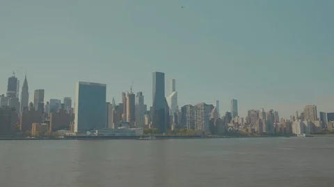 New York Skyline Stock Footage 120530181