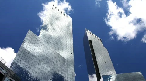 New York Skyscraper Timelapse Stock Footage 488212