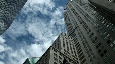 New York skyscrapers Stock Footage