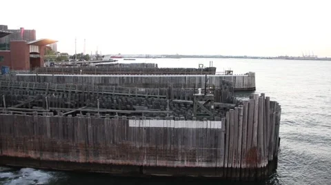 New York STATEN ISLAND DOCKING Stock Footage 54592967