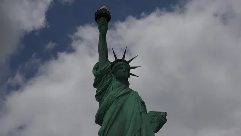 New York : Statue of Liberty, ultra hd 4k Stock Footage