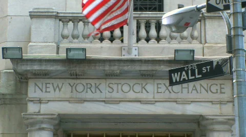 New York Stock Exchange (1 of 8) Stock Footage