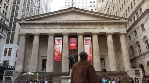 New York Stock Exchange. ultrahd4k,real time Stock Footage