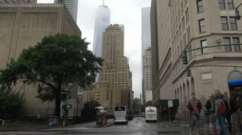 New York streets in the clouds (time lapse) Stock-Footage 68408628