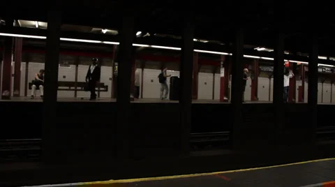 New York Subway Stock Footage