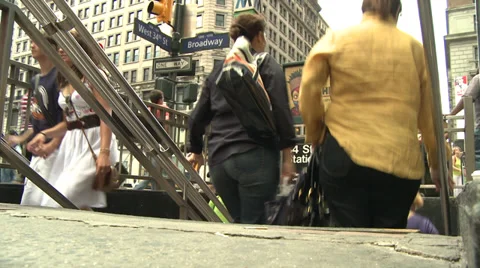 New York Subway Stock Footage 39610997