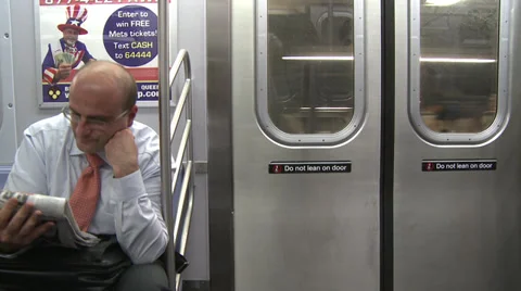 New York Subway Stock Footage 39612645